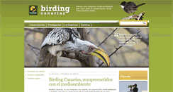 Desktop Screenshot of birdingcanarias.com