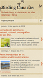 Mobile Screenshot of blog.birdingcanarias.com